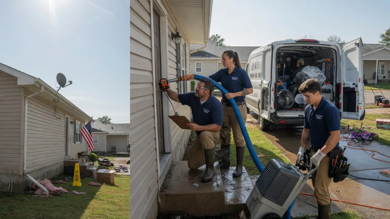 Ceiling Water Damage Restoration in Nappanee, IN near me